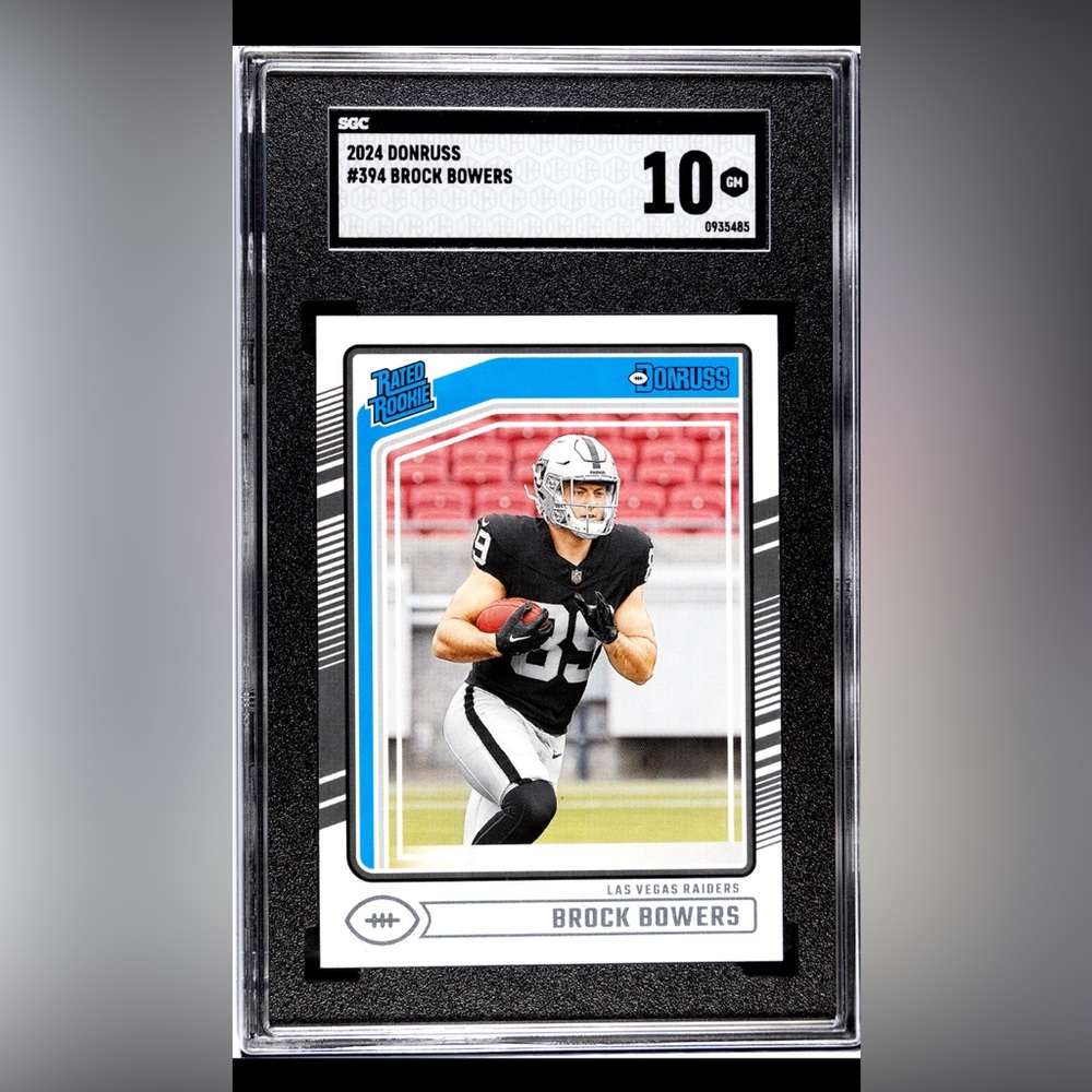 Brock Bowers Rated Rookie Card Gem Mint 10